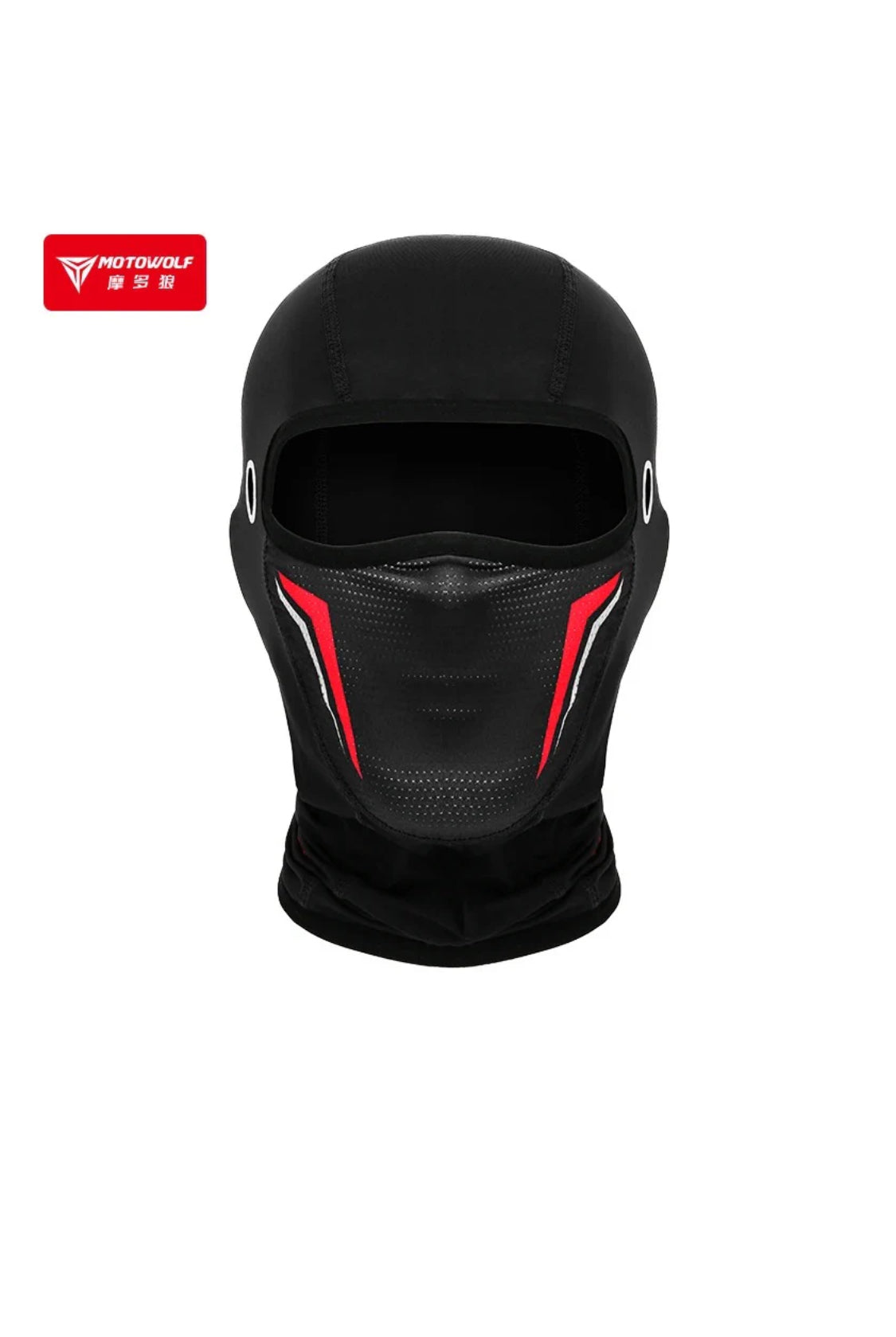 Motowolf crimson blaze face mask